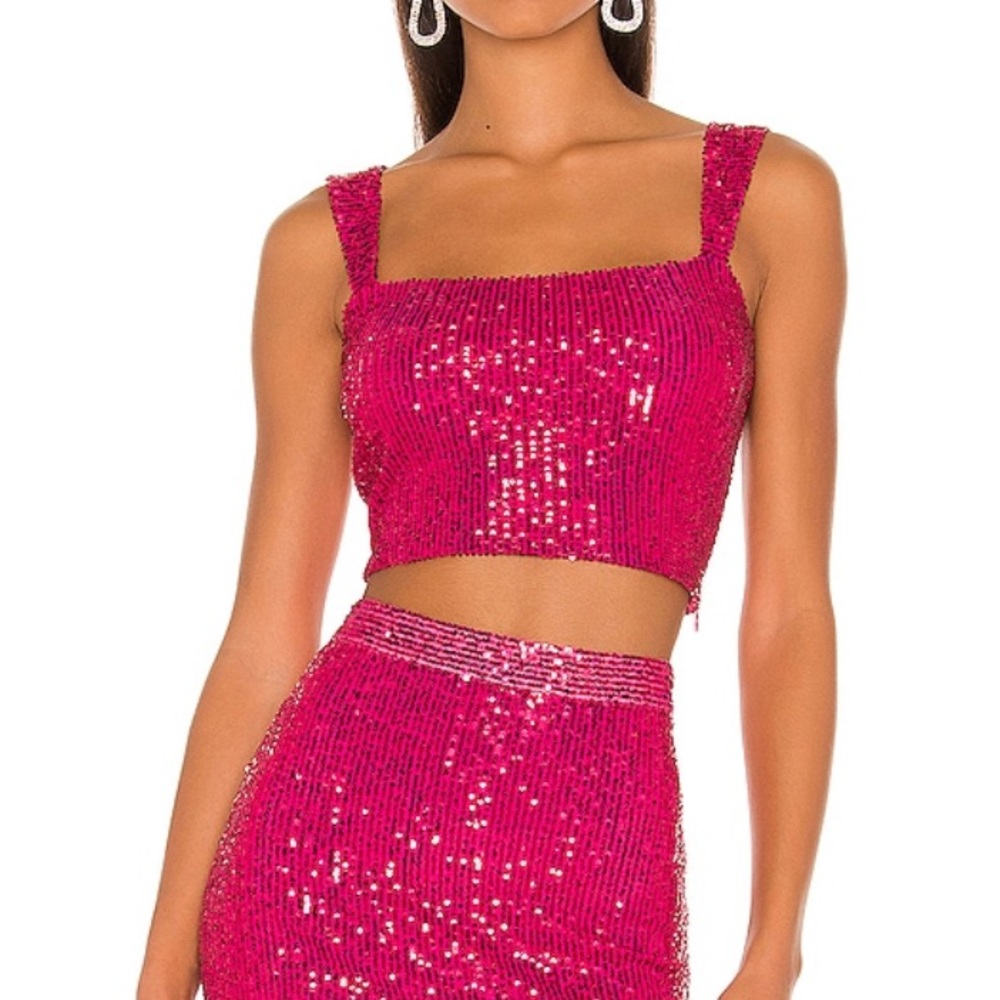 SAYLOR Brinkley TOP in Fuchsia